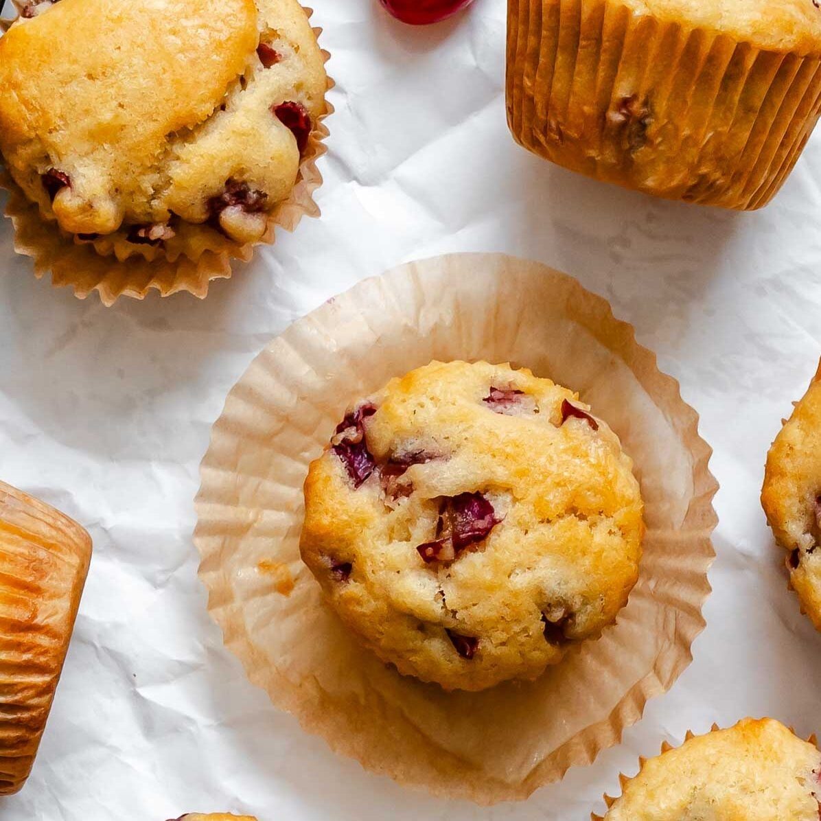 Grape Muffins (Egg-Free)