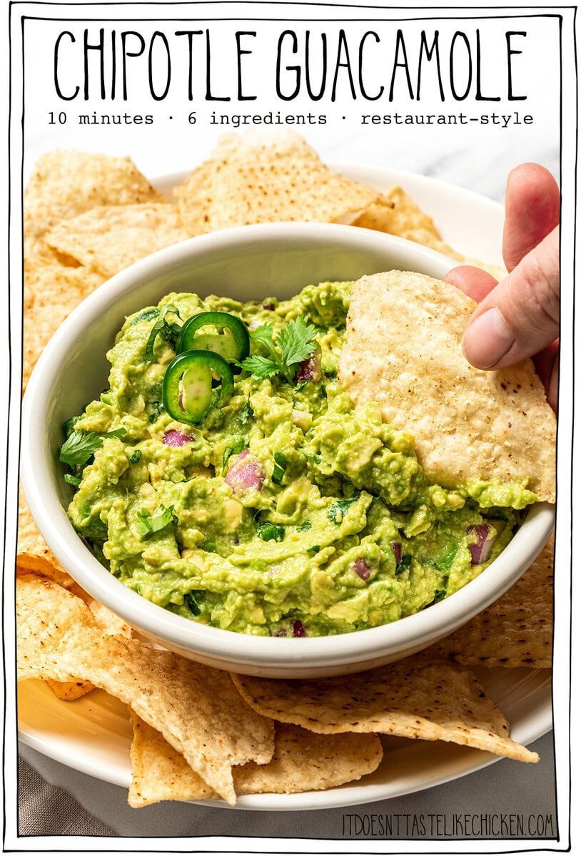 Chipotle Guacamole Recipe (Copycat)
