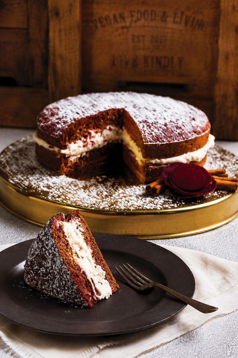 Wholemeal Vegan Beetroot Cake