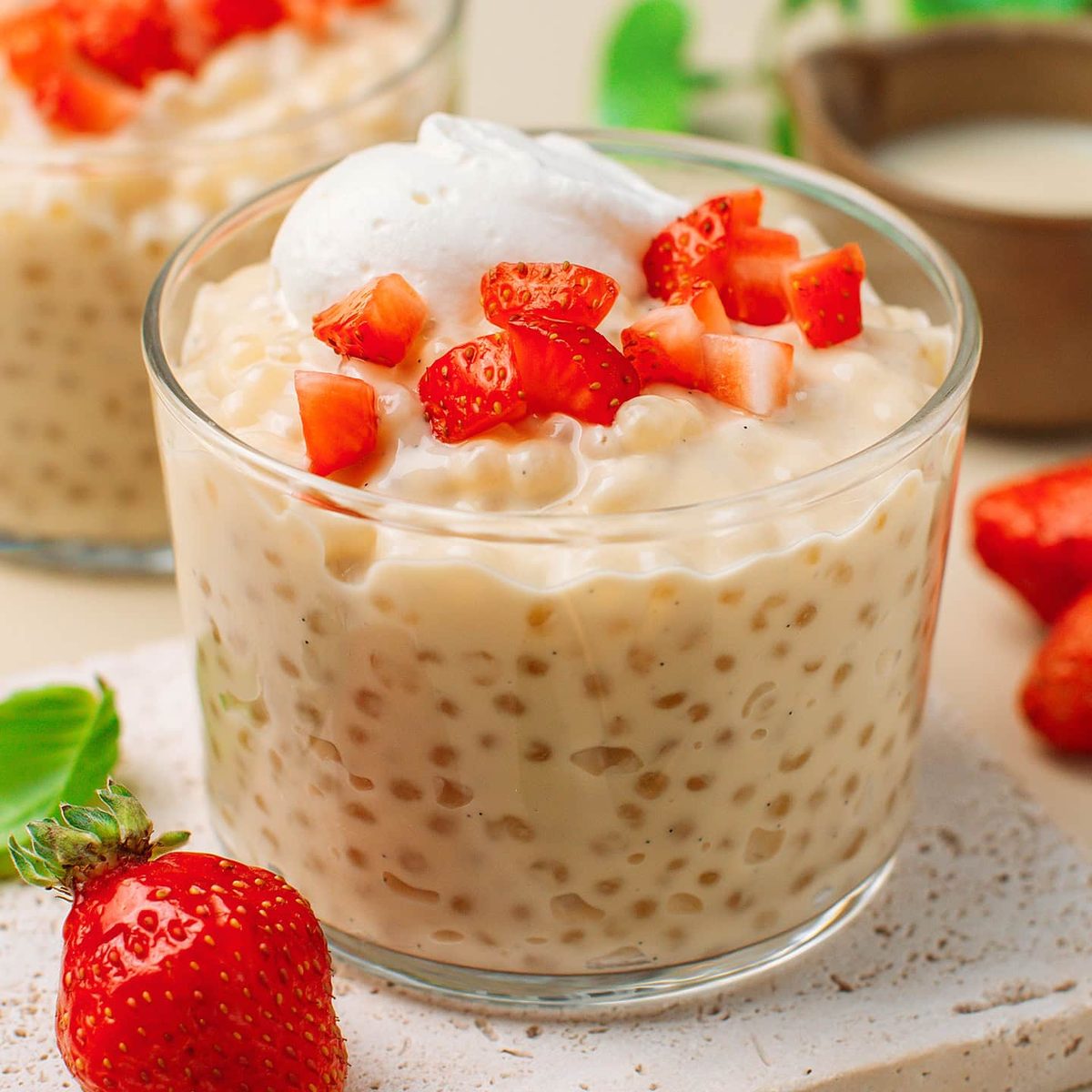 Vegan Vanilla Tapioca Pudding