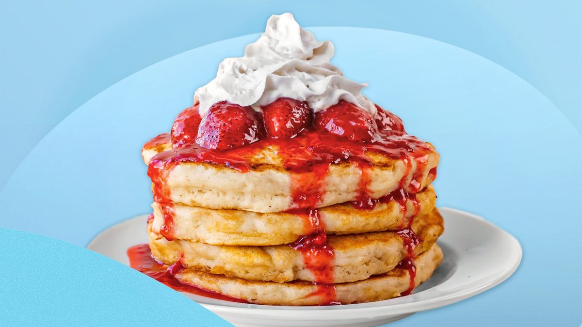 Vegan Copycat IHOP Cheesecake Pancakes