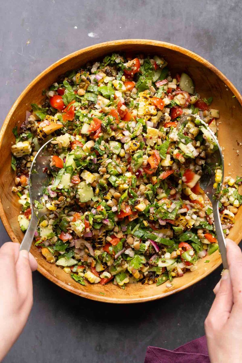 Easy Lentil Dip with Crispy Capers