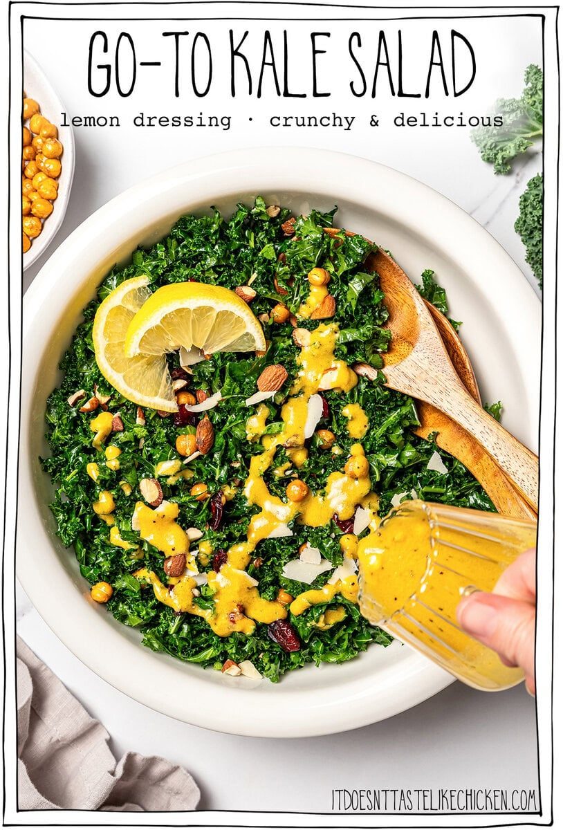 Kale Salad Recipe (Fresh, Crunchy & Flavor Packed)