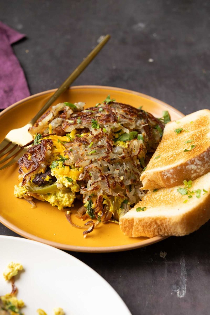 Hash Brown Breakfast Casserole (vegan IHOP Copycat!)