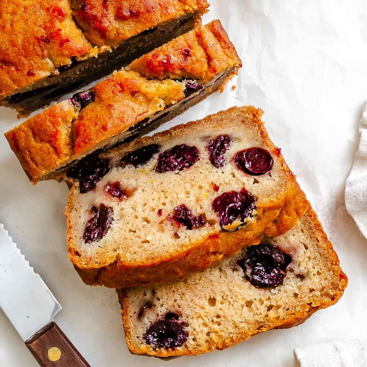 Cranberry Orange Bread (Eggless!)