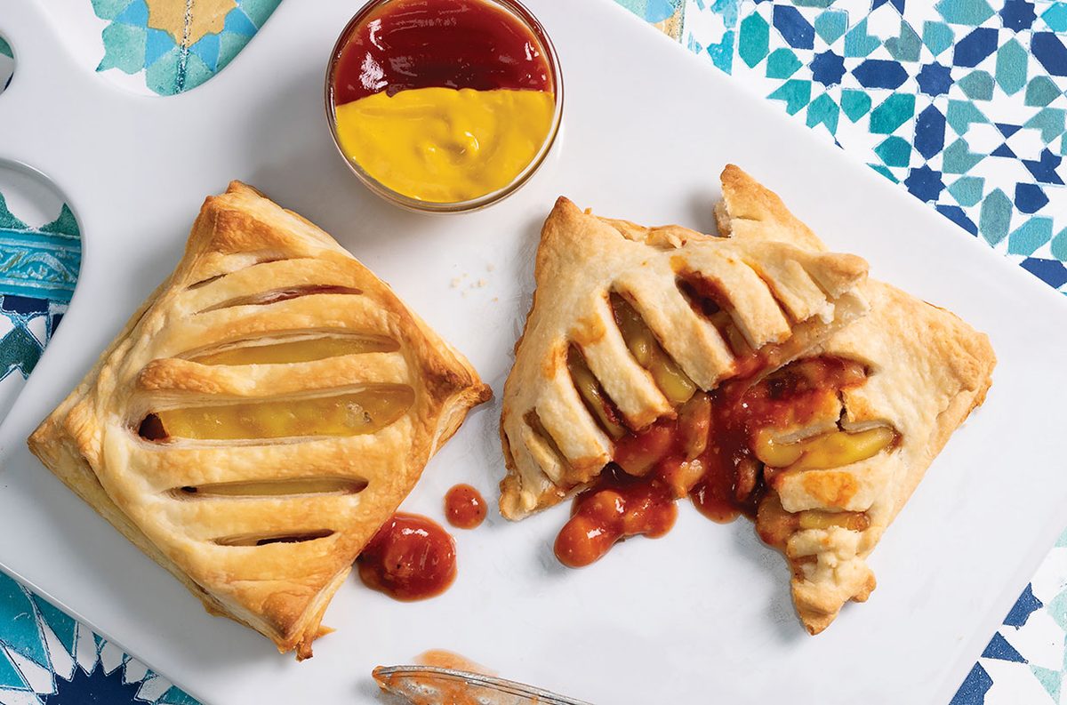Vegan Cheese and Bean Pastry Slice