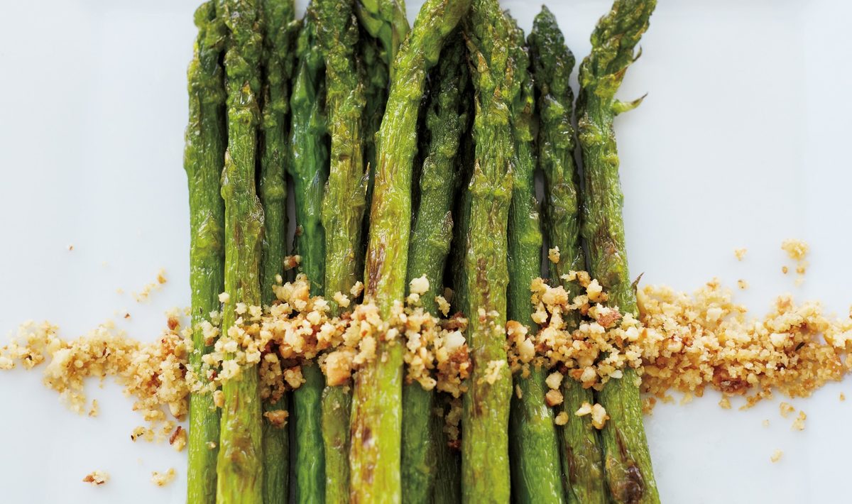 Roasted Asparagus With Hazelnut Picada